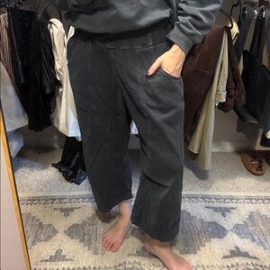 We the Free black cropped pants